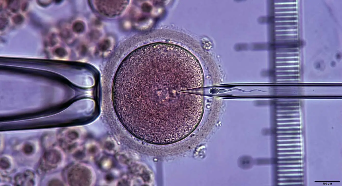 ICSI intracytoplasmic sperm injection during IVF treatment